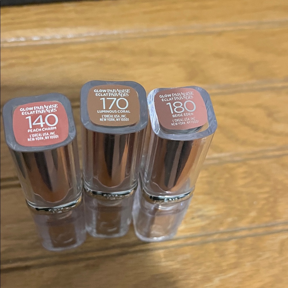 NWT L’Oréal Balm in Lipstick 140 170 180